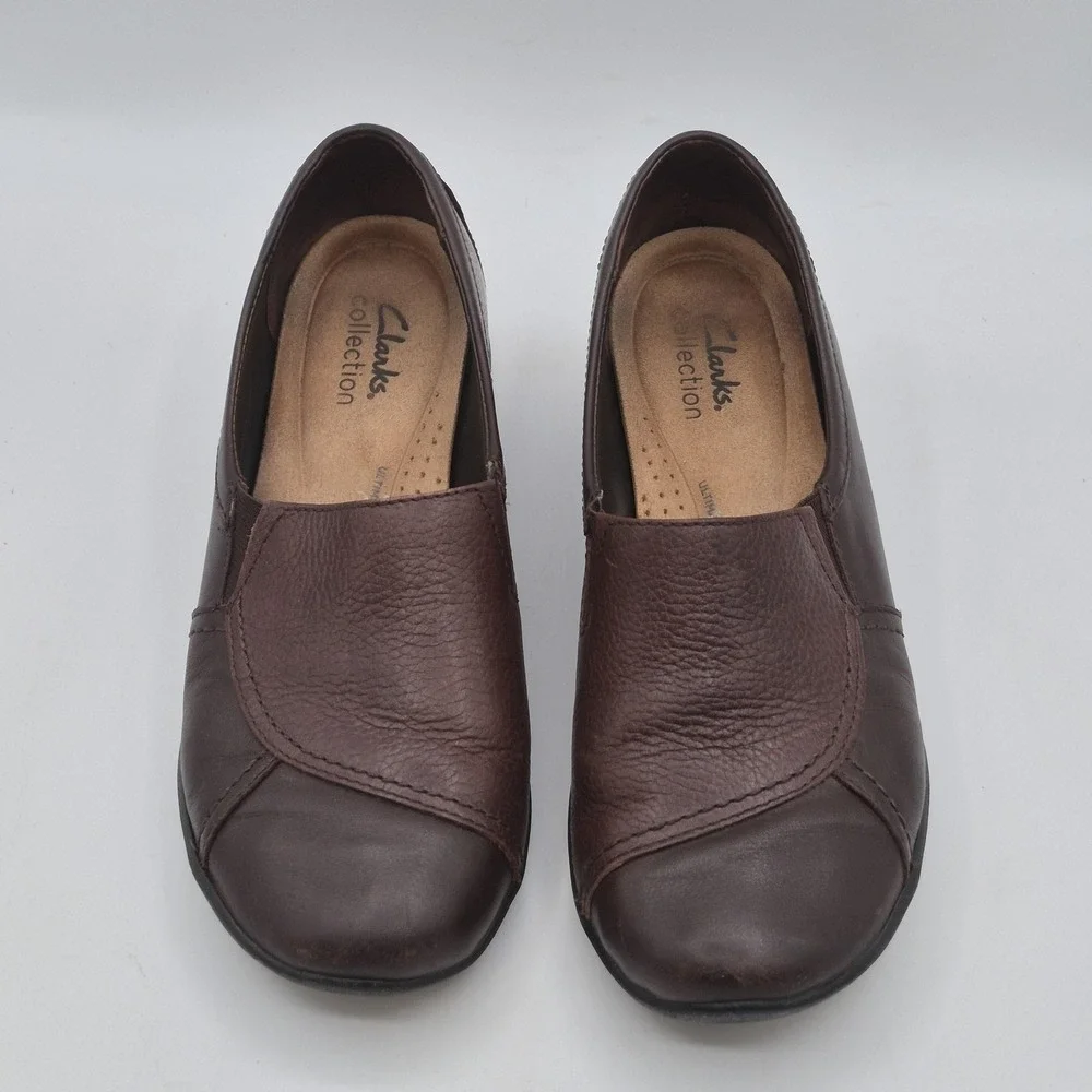 Hush Puppies Shoes Womens Size 6.5‎ Brown Leather Slip-On Comfort g Zero Loafer - Picture 7 of 14